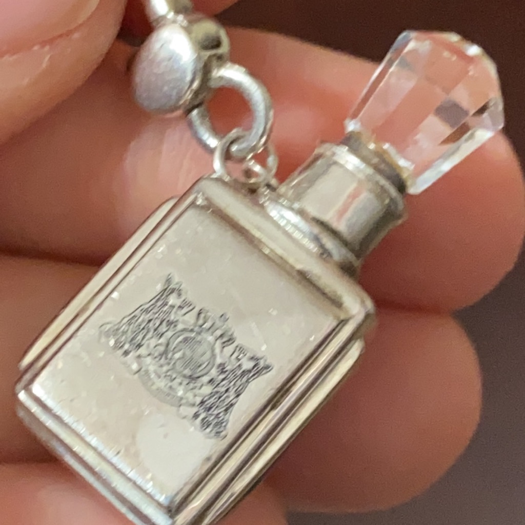 Juicy Couture 925 Sterling Silver Perfume Bottle Charm 690$